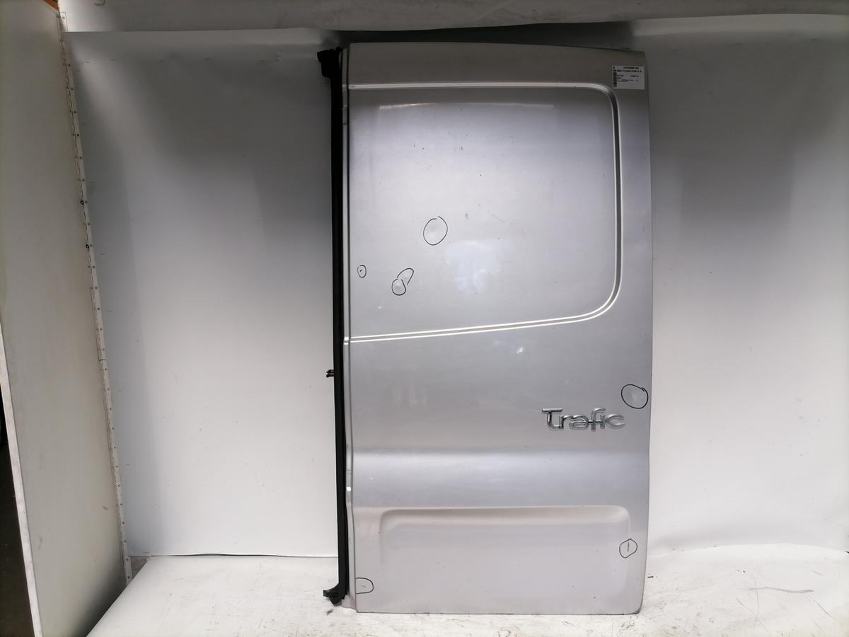 Renault Trafic 2 original Fl&uuml;gelt&uuml;r rechts Kastenwagen ohne Scheibe Silber Bj.2008